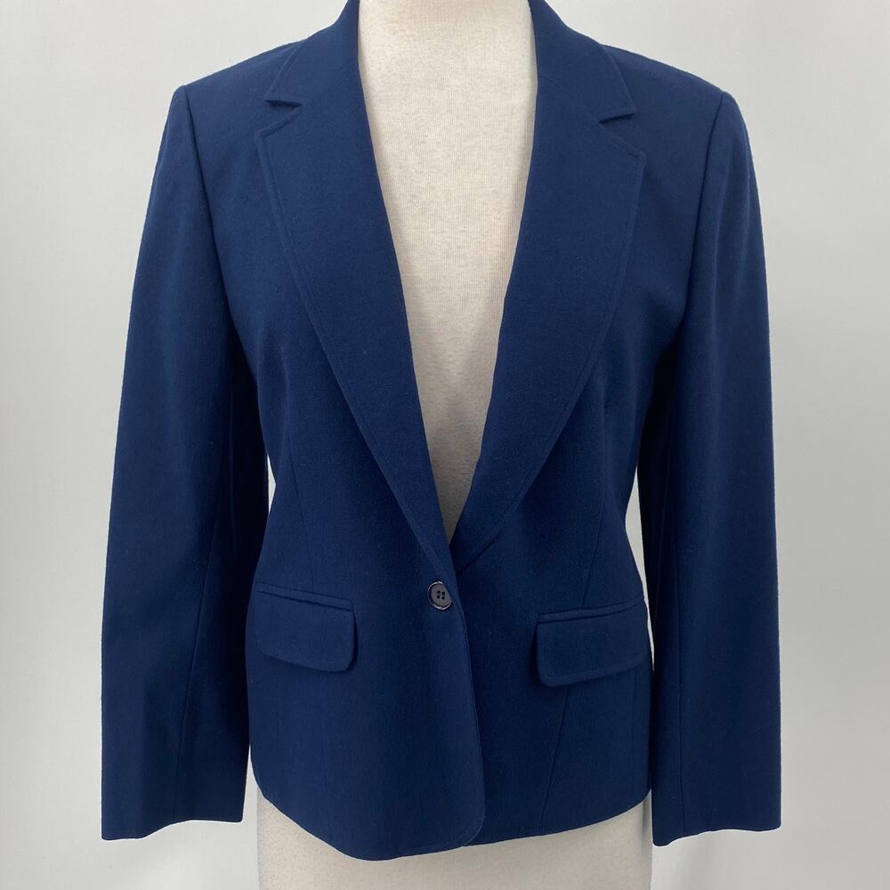 Vintage 80s Pendleton Wool Blazer Button Front Fl… - image 2